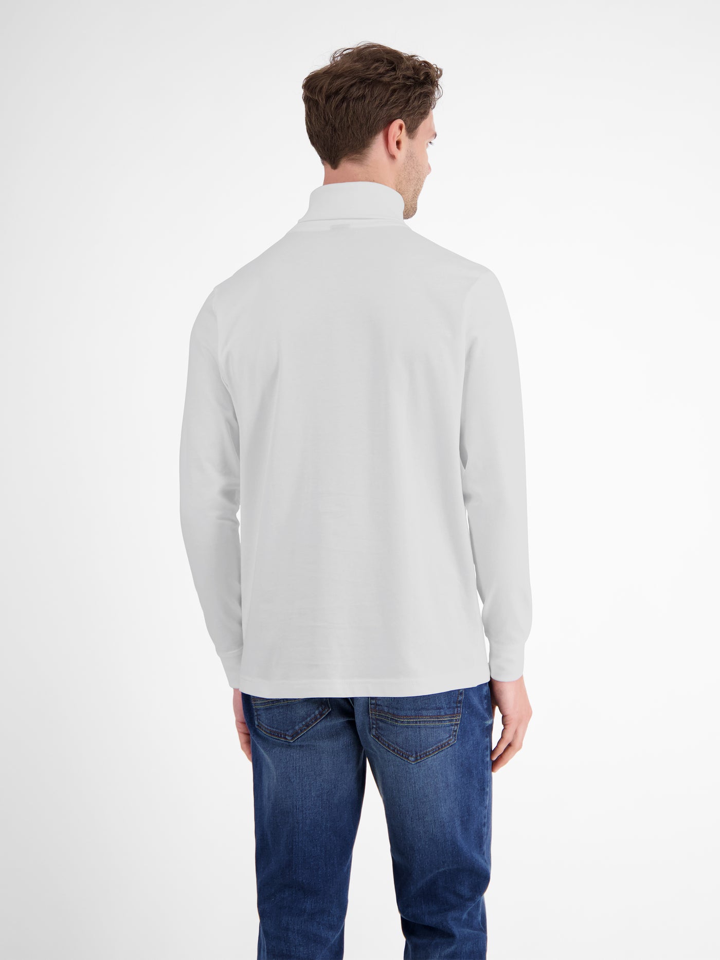 Rollkragenshirt aus weicher Baumwolle - LERROS