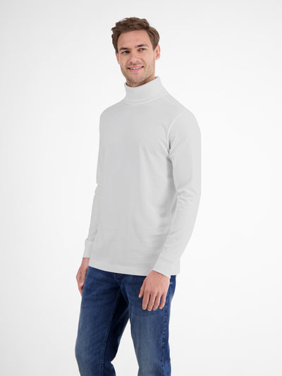 Rollkragenshirt aus weicher Baumwolle - LERROS