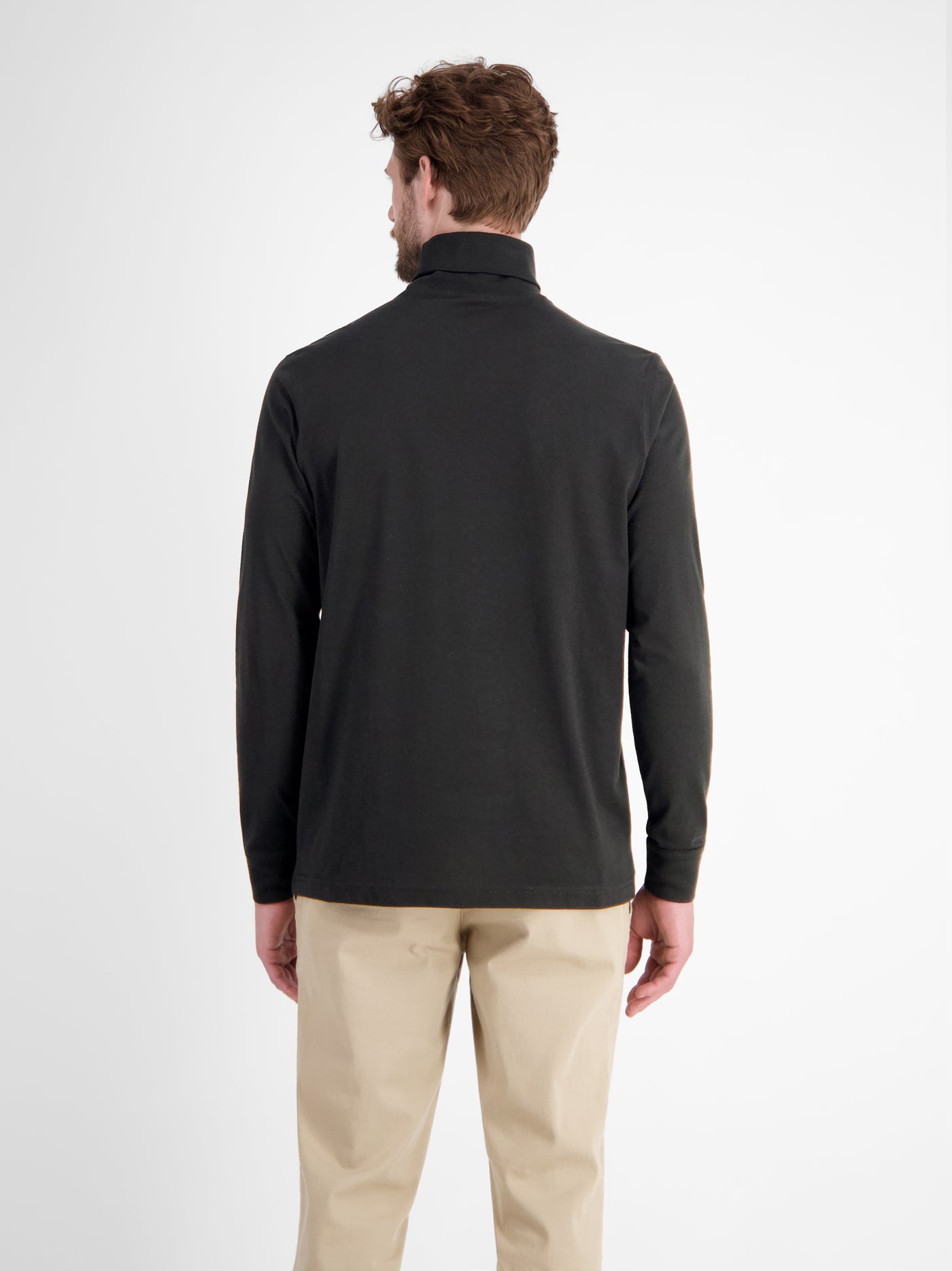 Rollkragenshirt aus weicher Baumwolle - LERROS