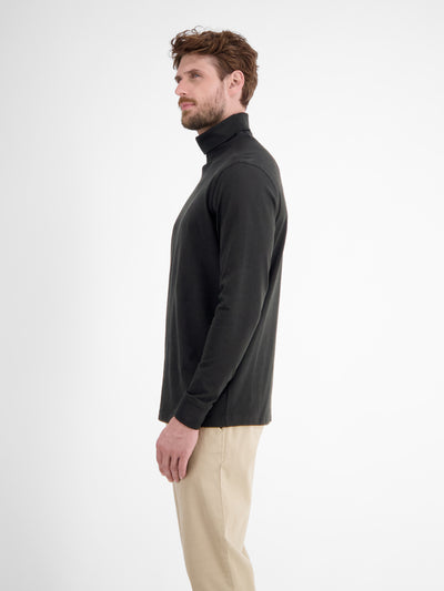 Rollkragenshirt aus weicher Baumwolle - LERROS