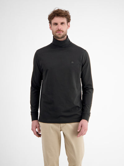 Rollkragenshirt aus weicher Baumwolle - LERROS