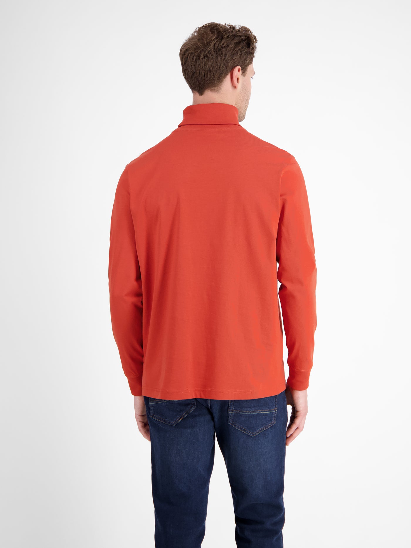 Rollkragenshirt aus weicher Baumwolle - LERROS