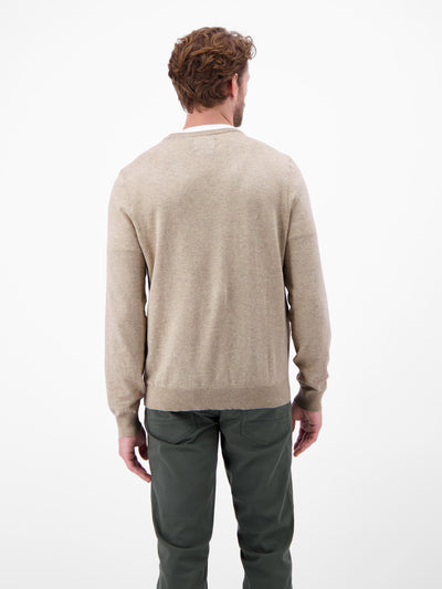 Herren Basic Strickpullover - LERROS