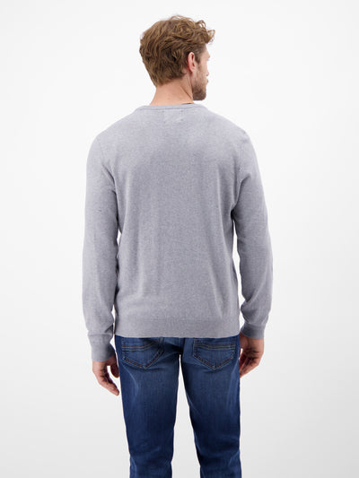 Herren Basic Strickpullover - LERROS