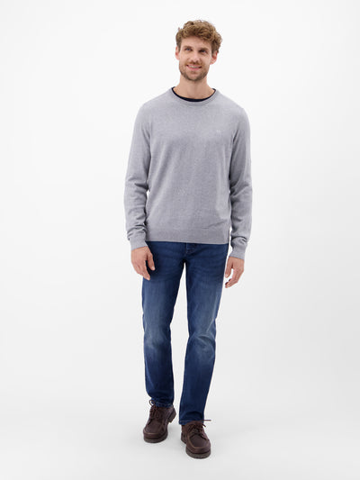 Herren Basic Strickpullover - LERROS