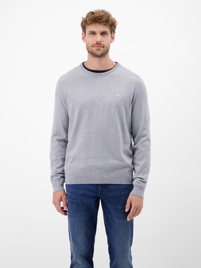 Herren Basic Strickpullover - LERROS
