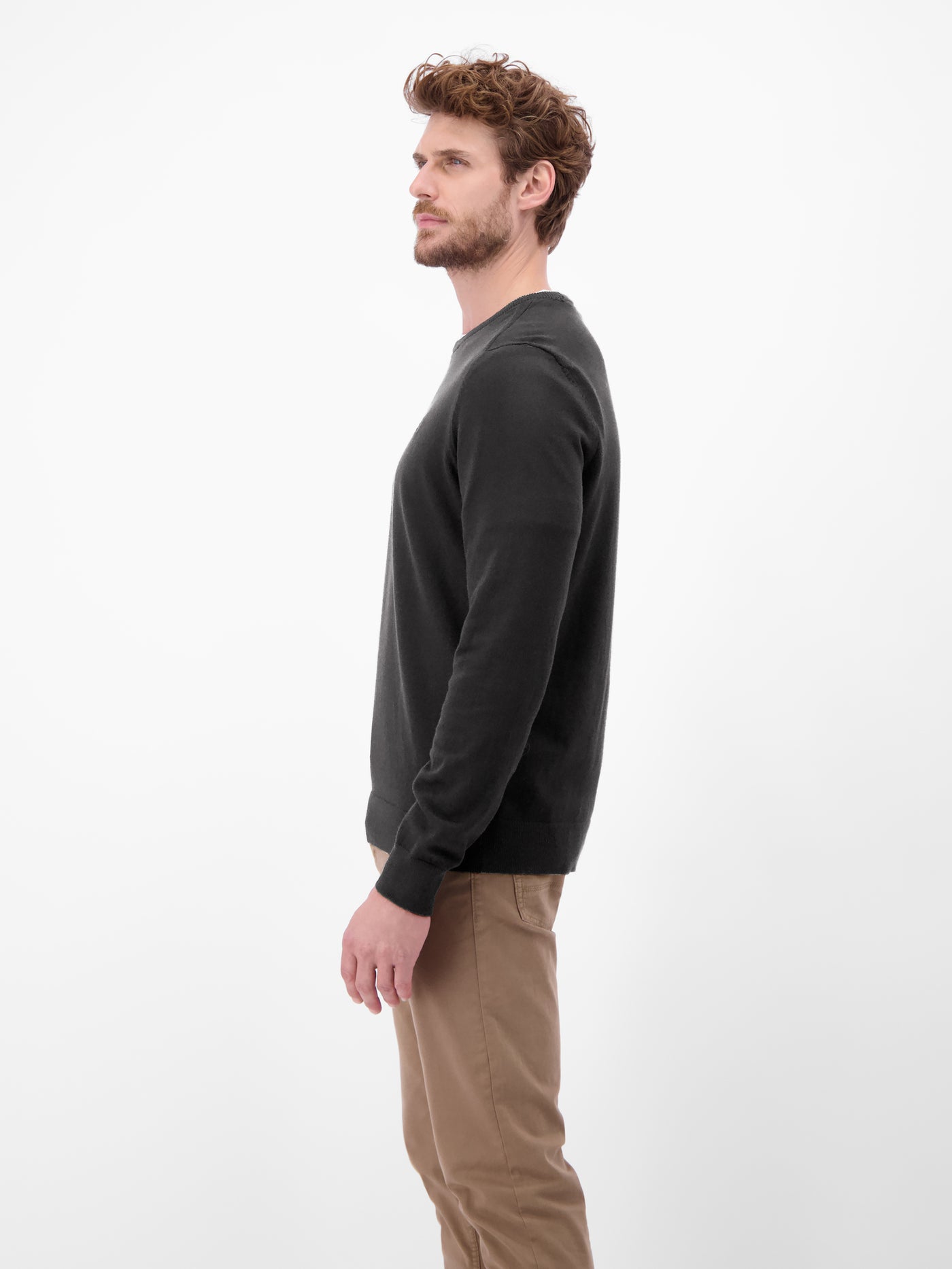 Herren Basic Strickpullover - LERROS