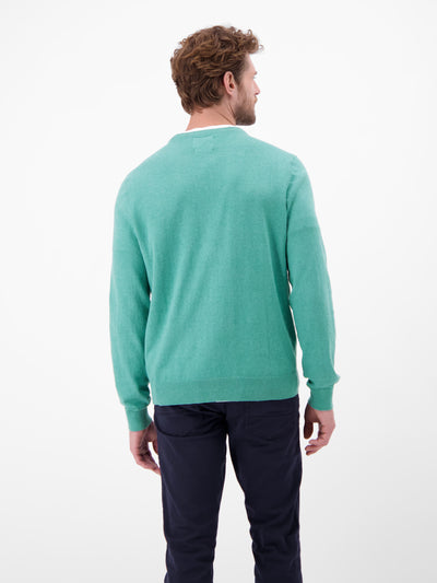 Herren Basic Strickpullover - LERROS