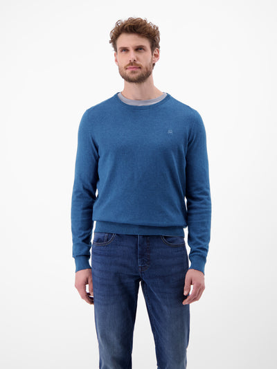 Herren Basic Strickpullover - LERROS