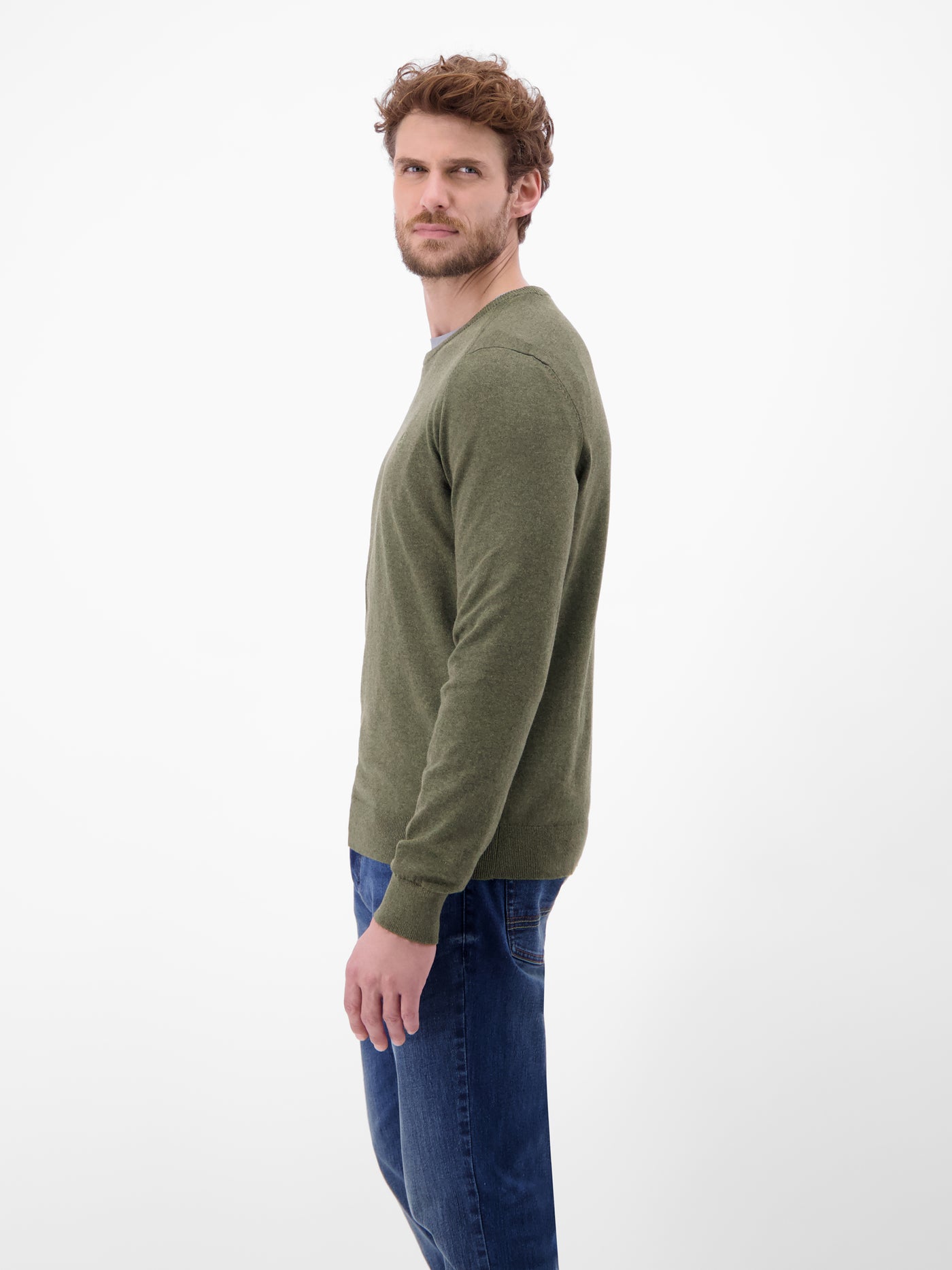 Herren Basic Strickpullover - LERROS