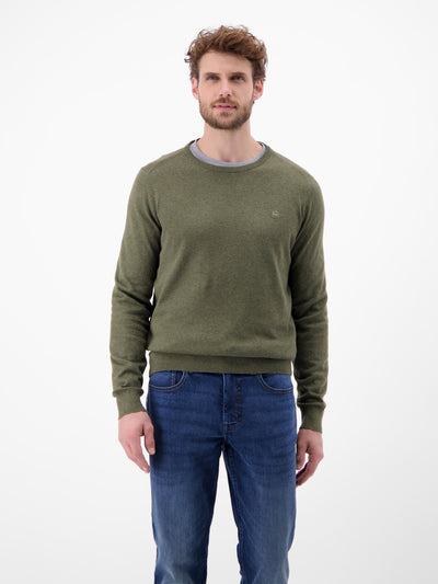 Herren Basic Strickpullover - LERROS
