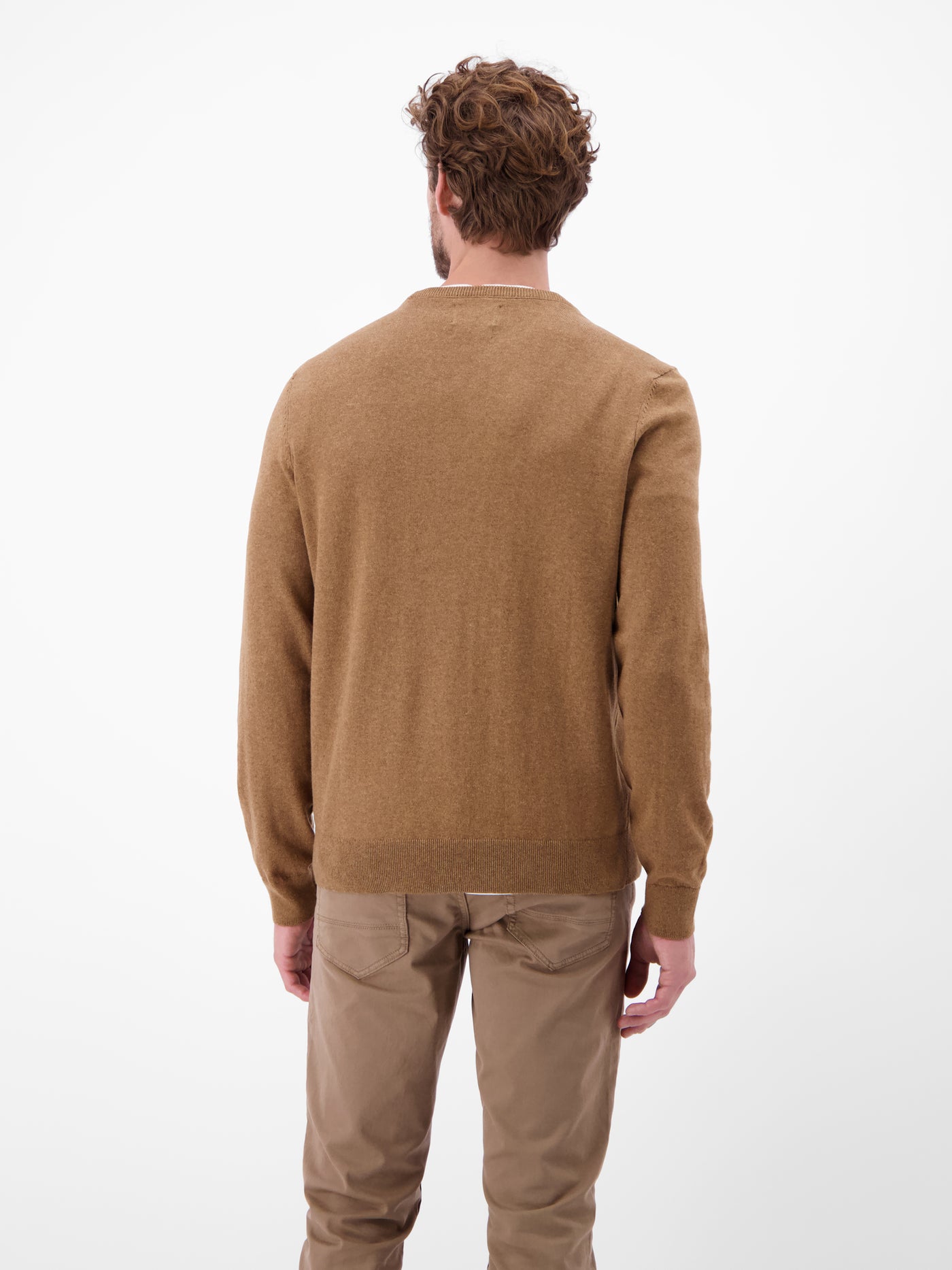 Herren Basic Strickpullover - LERROS