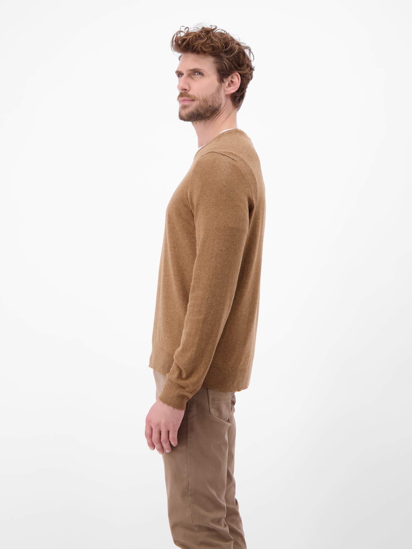 Herren Basic Strickpullover - LERROS