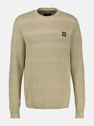 Strickpullover für Herren, tonal gestreift - LERROS