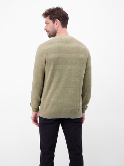 Strickpullover für Herren, tonal gestreift - LERROS