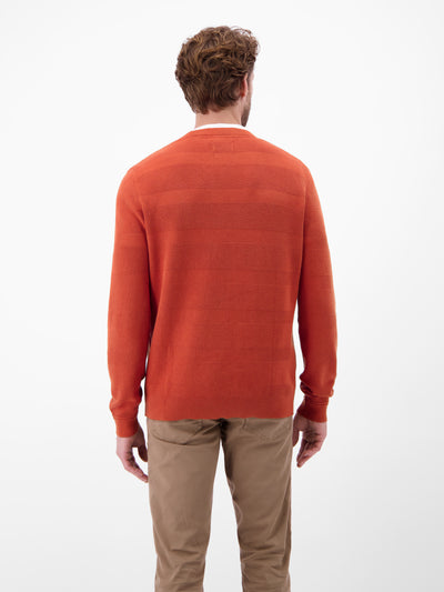 Strickpullover für Herren, tonal gestreift - LERROS