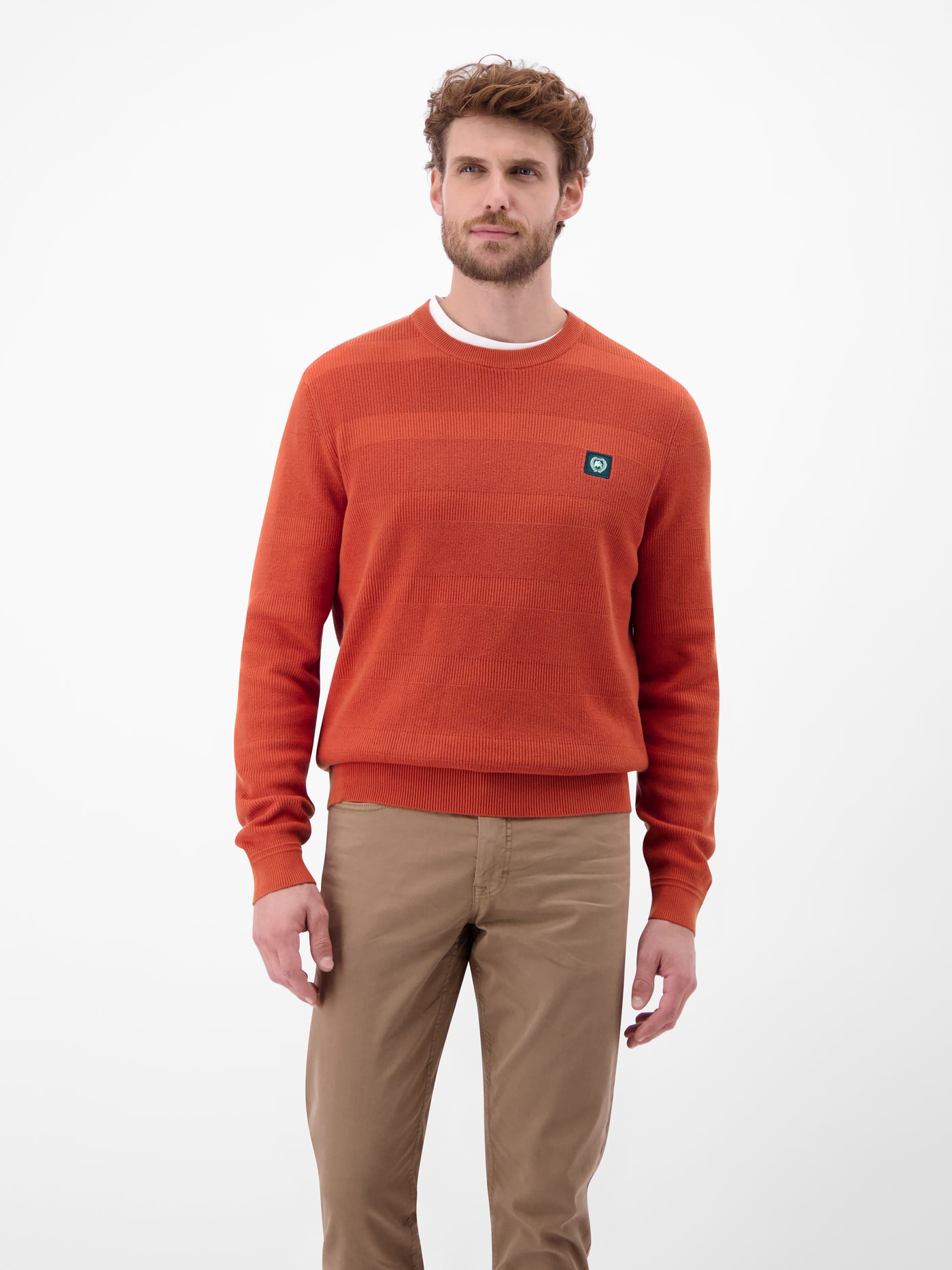 Strickpullover für Herren, tonal gestreift - LERROS