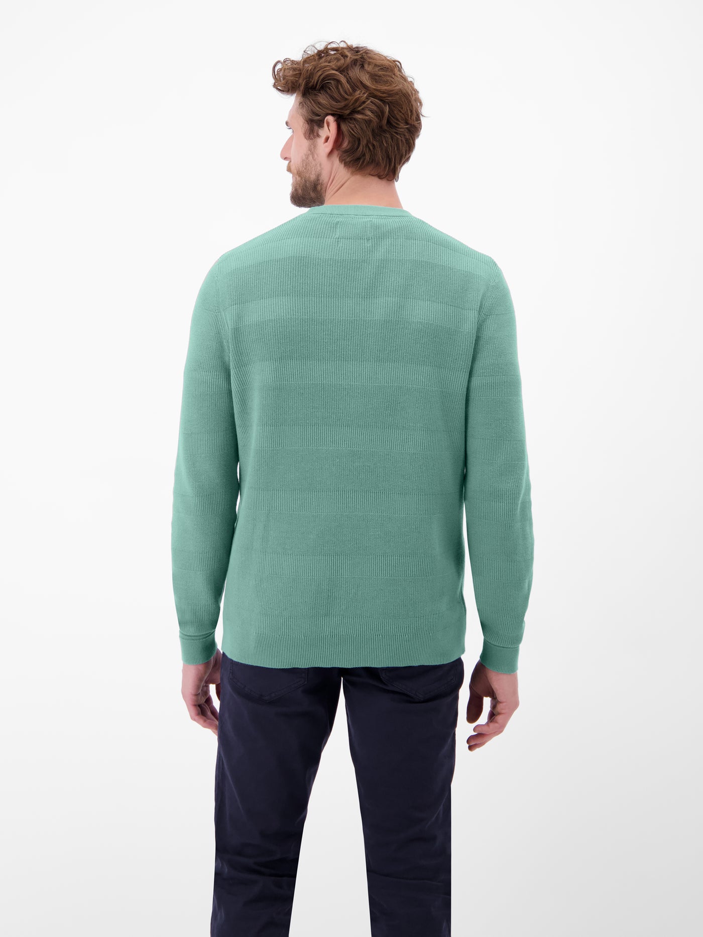 Strickpullover für Herren, tonal gestreift - LERROS