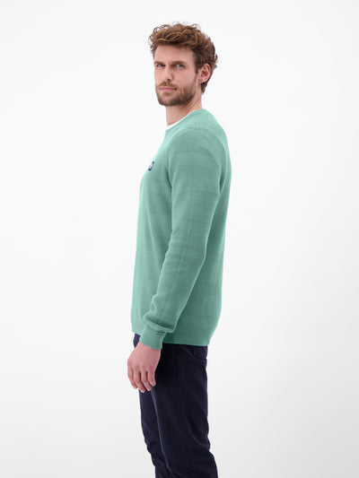 Strickpullover für Herren, tonal gestreift - LERROS