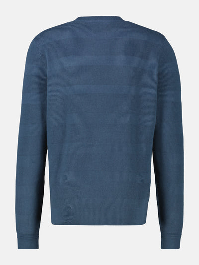 Strickpullover für Herren, tonal gestreift - LERROS