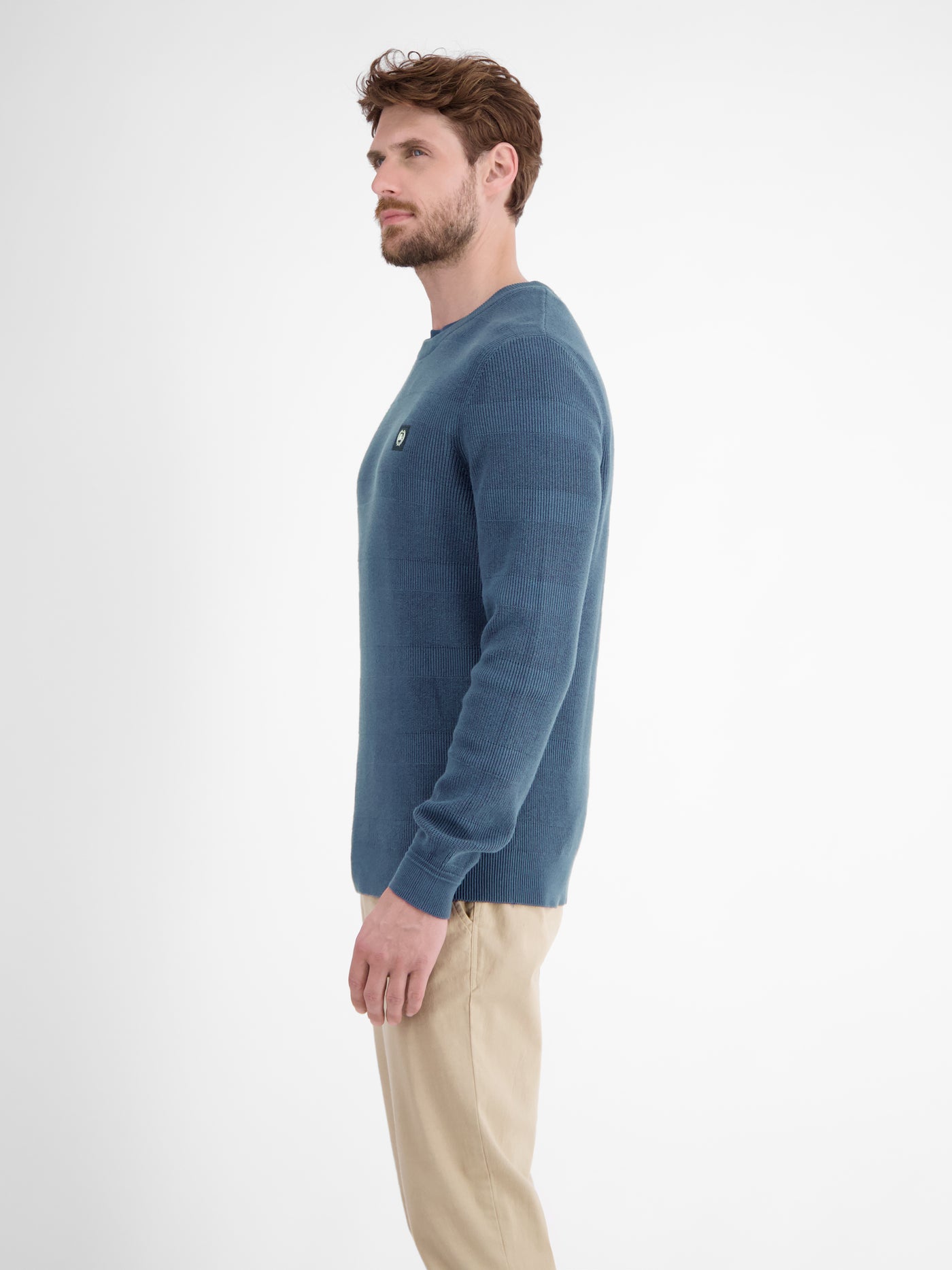 Strickpullover für Herren, tonal gestreift - LERROS