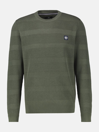 Strickpullover für Herren, tonal gestreift - LERROS