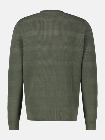 Strickpullover für Herren, tonal gestreift - LERROS