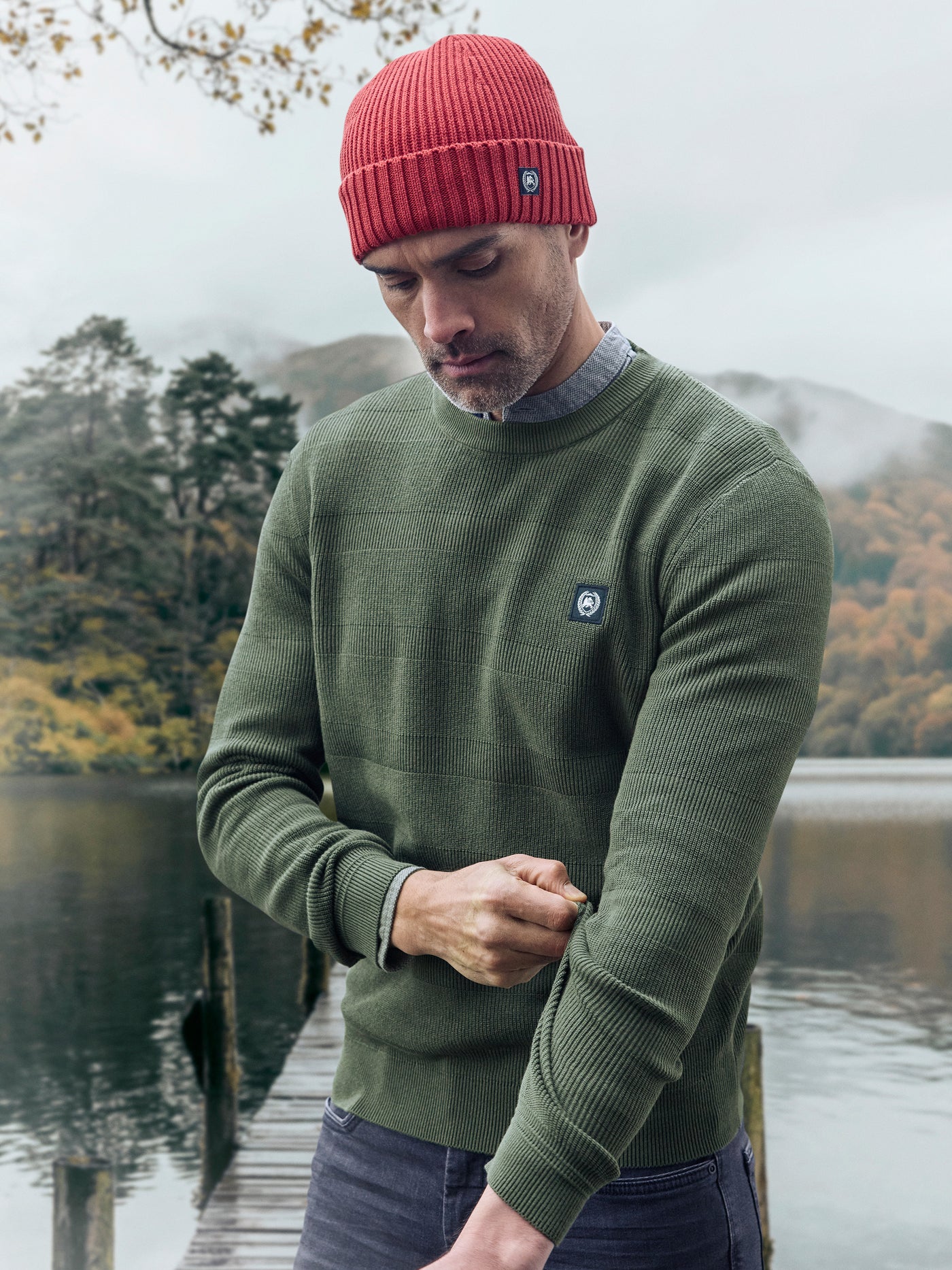 Strickpullover für Herren, tonal gestreift - LERROS