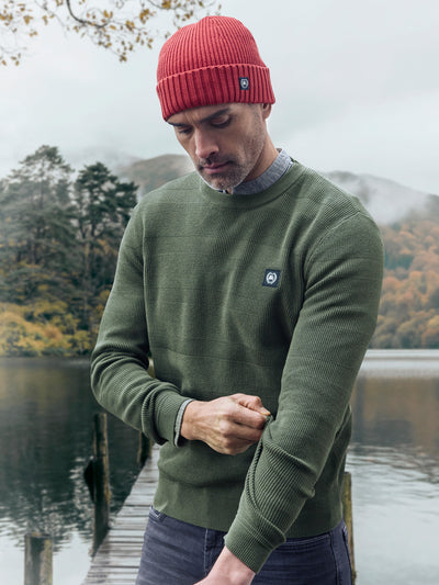 Strickpullover für Herren, tonal gestreift - LERROS