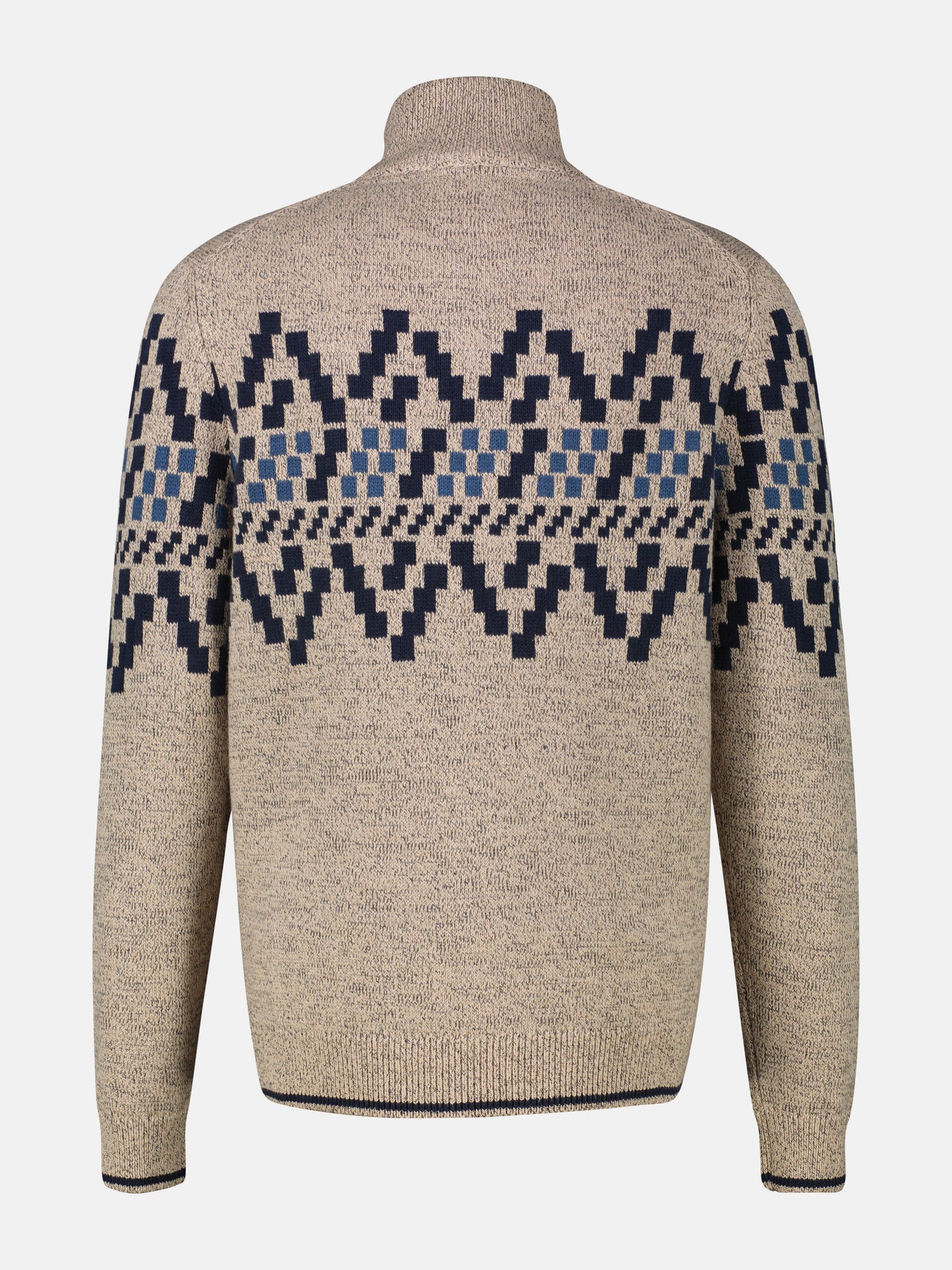 Troyer mit Norwegermuster in Übergrößen - LERROS