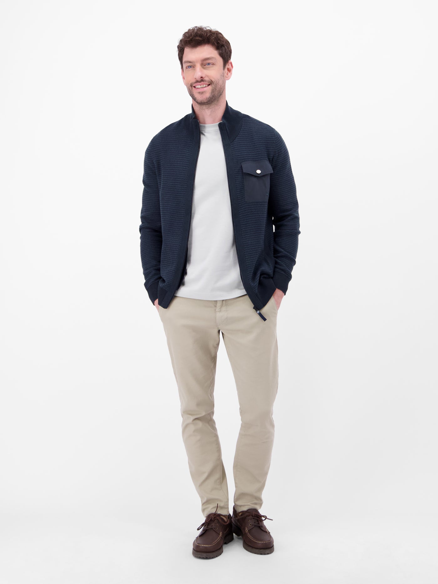 Sportive Strickjacke für Herren - LERROS