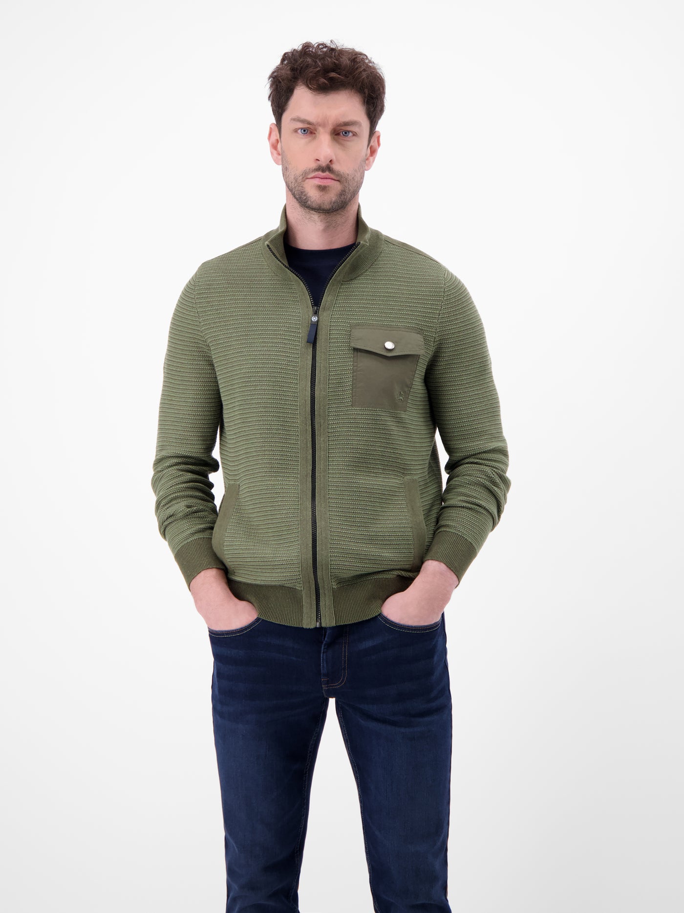 Sportive Strickjacke für Herren - LERROS