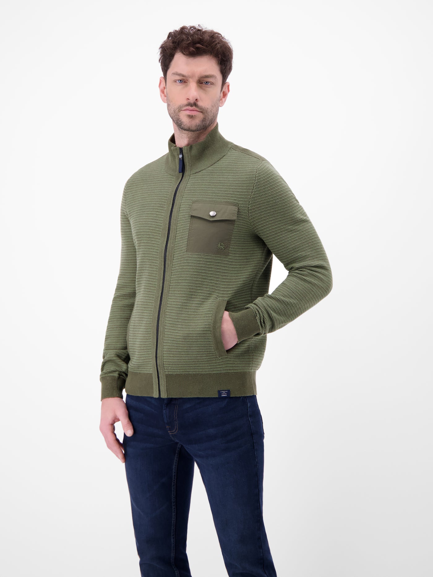 Sportive Strickjacke für Herren - LERROS