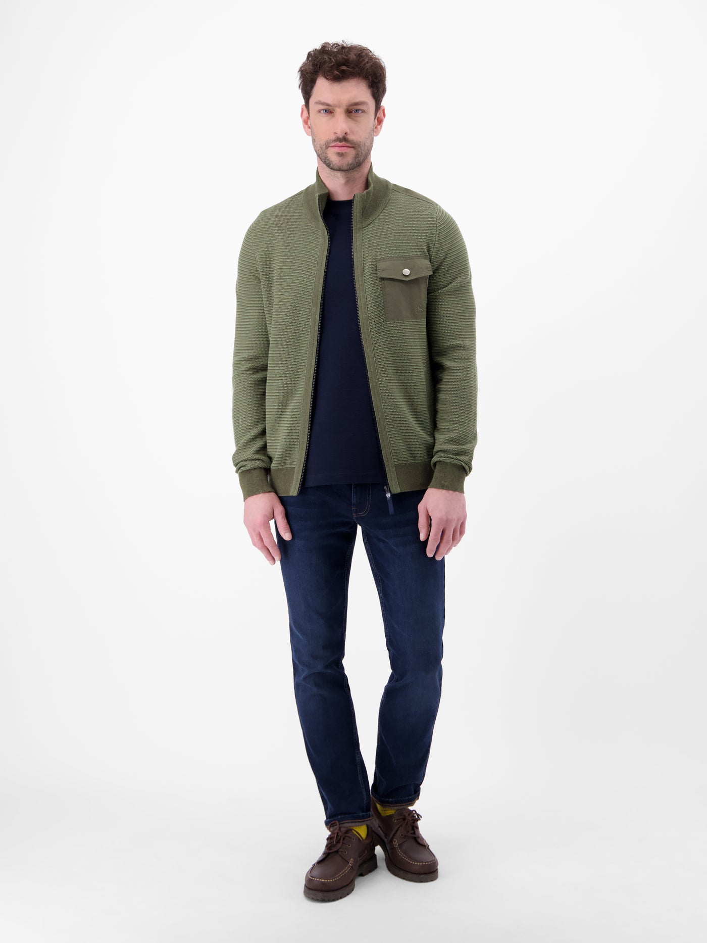 Sportive Strickjacke für Herren - LERROS