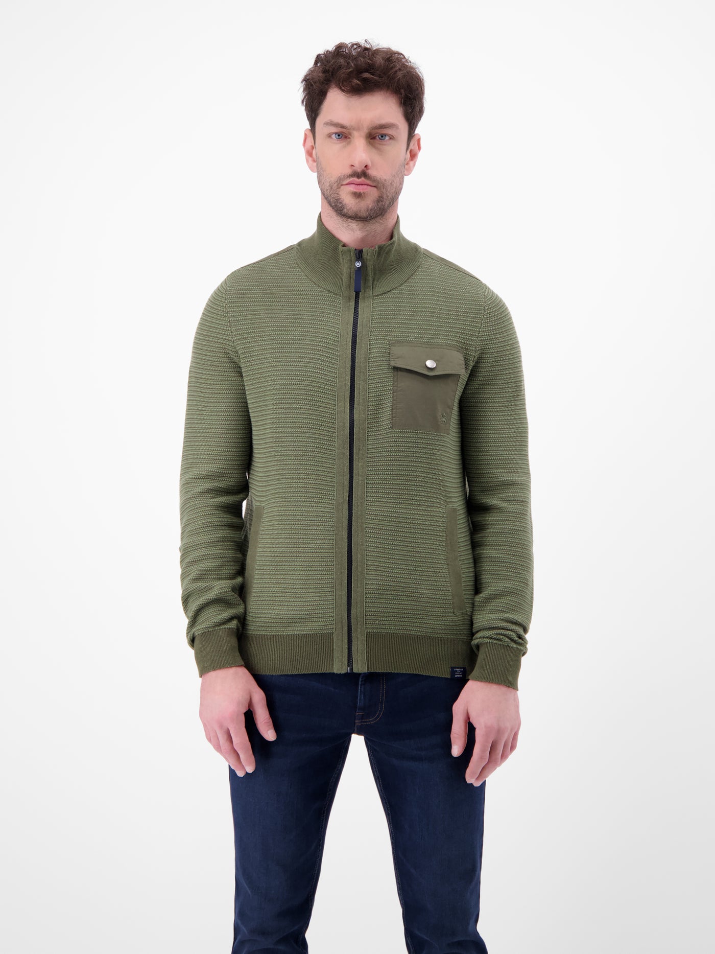 Sportive Strickjacke für Herren - LERROS