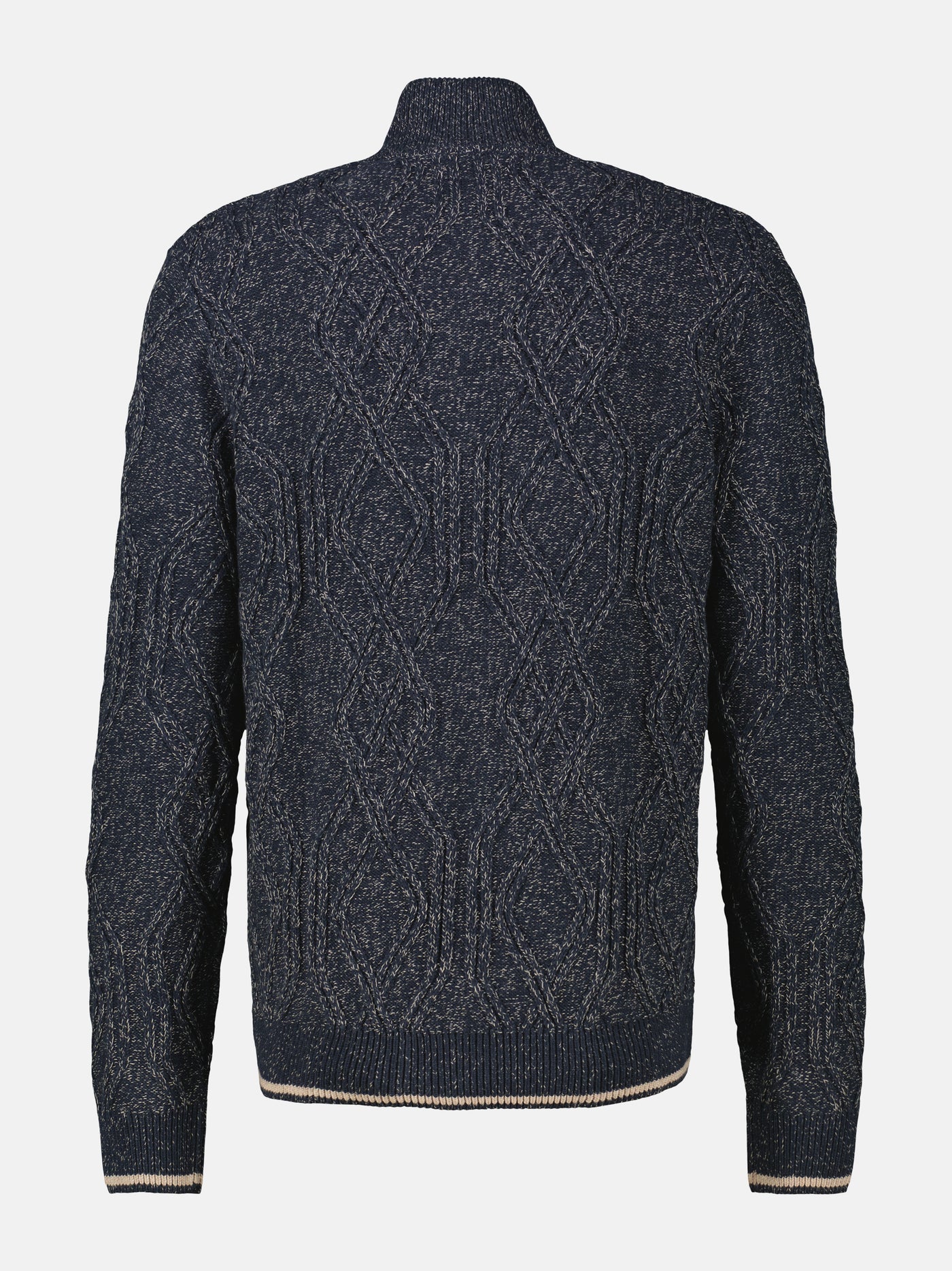 Herren-Strickjacke mit Zopfmuster - LERROS