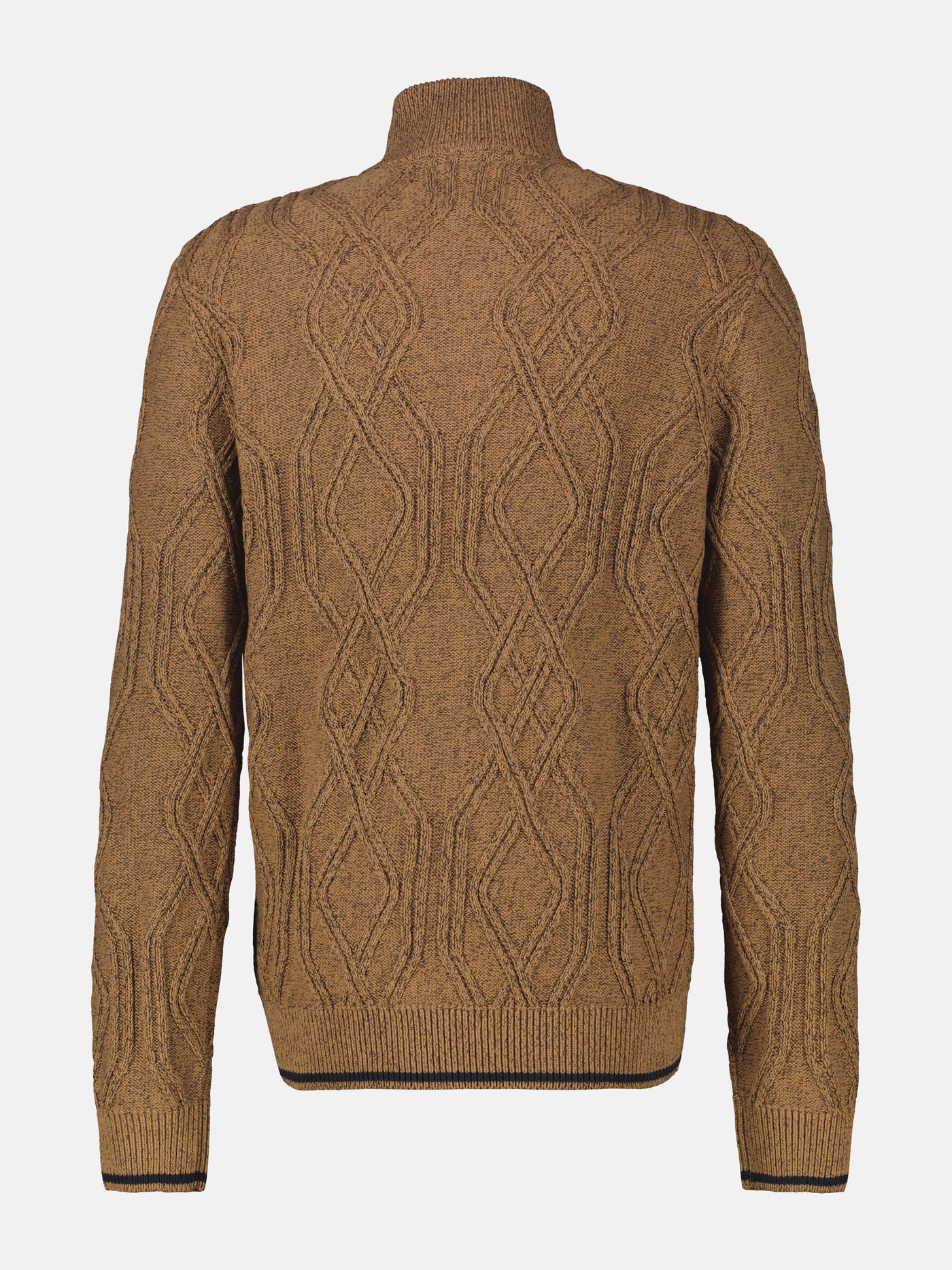 Herren-Strickjacke mit Zopfmuster - LERROS