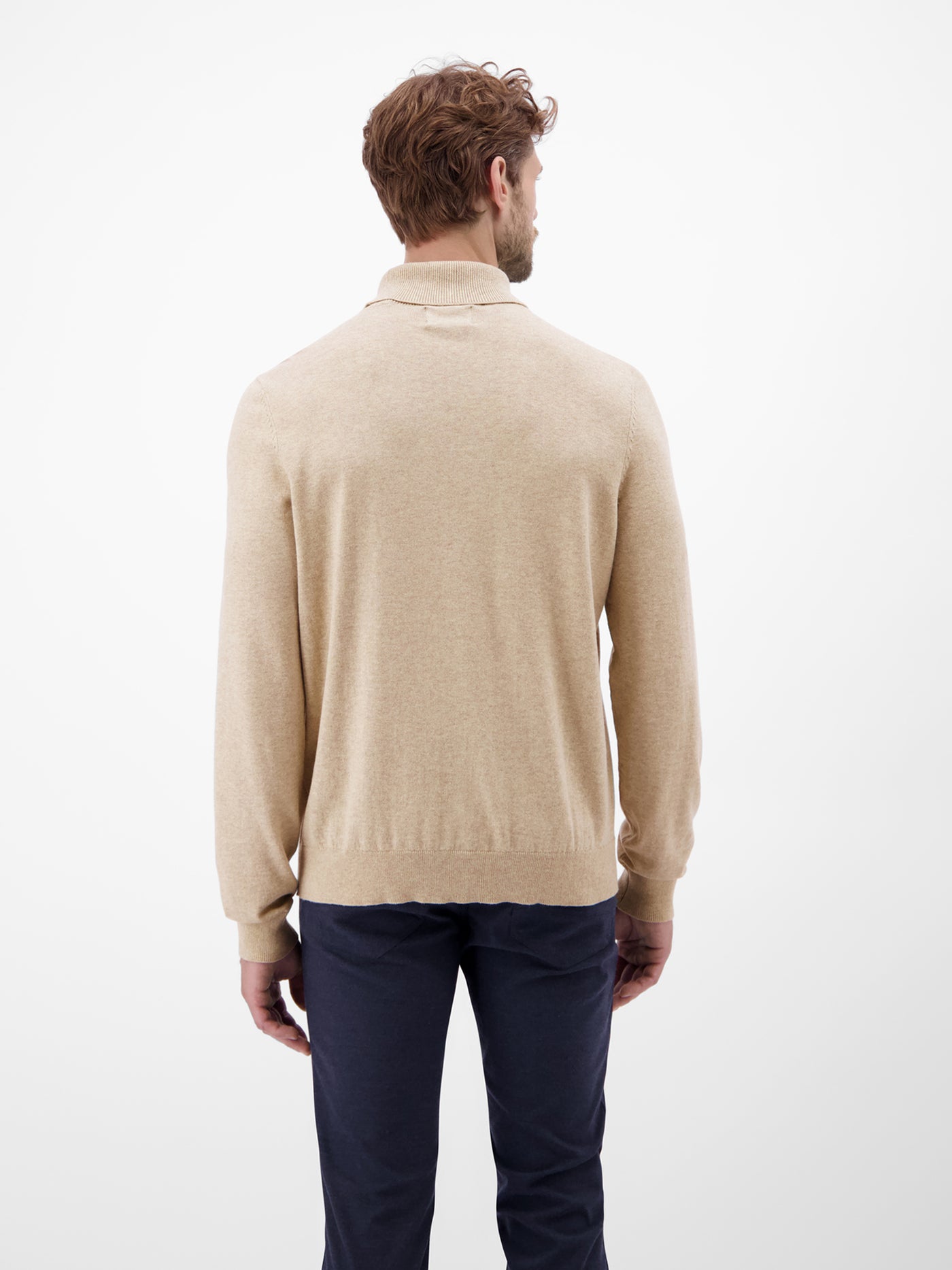 Herren Rollkragen-Strickpullover - LERROS