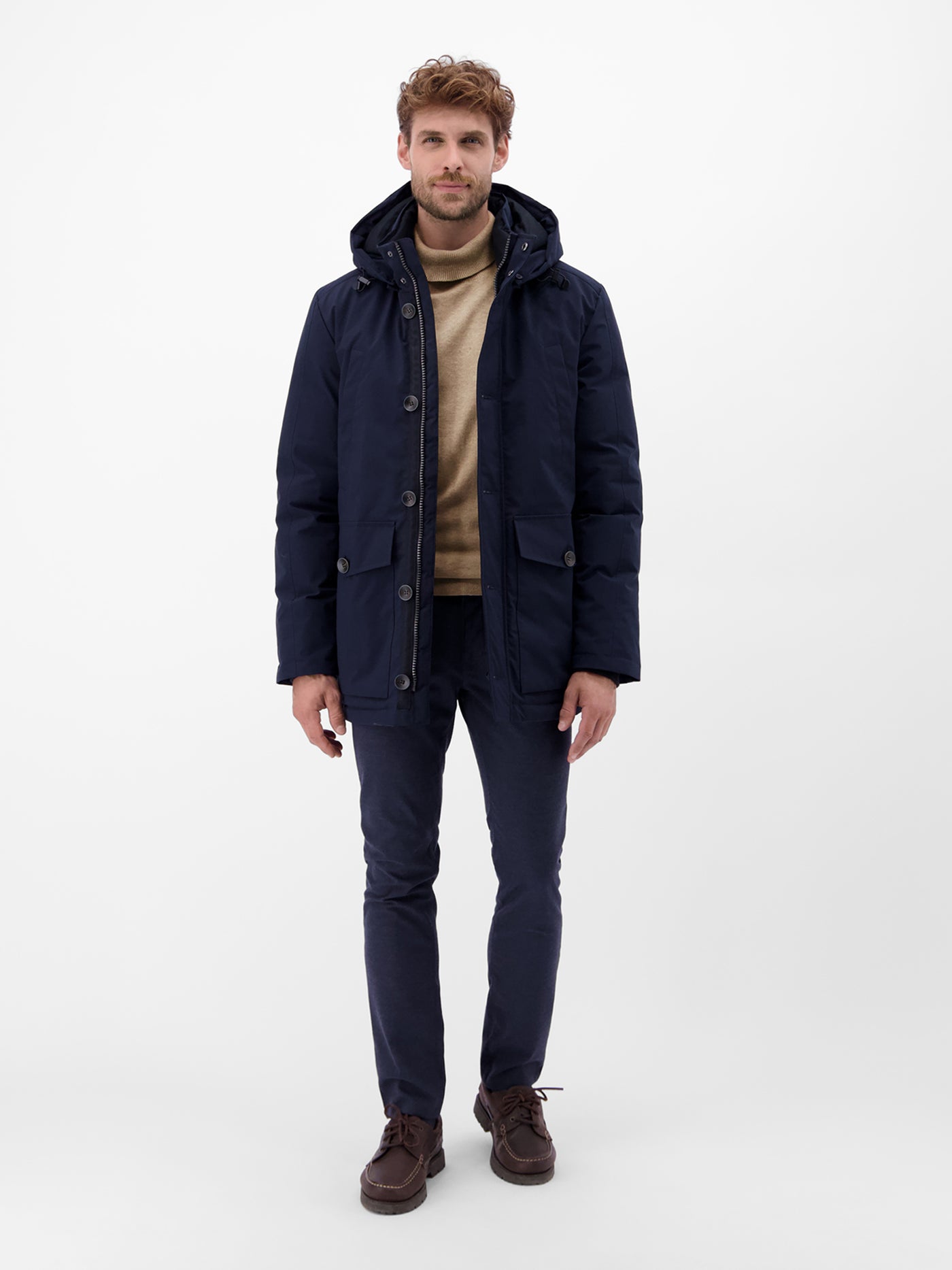 Herren Rollkragen-Strickpullover - LERROS