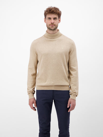 Herren Rollkragen-Strickpullover - LERROS