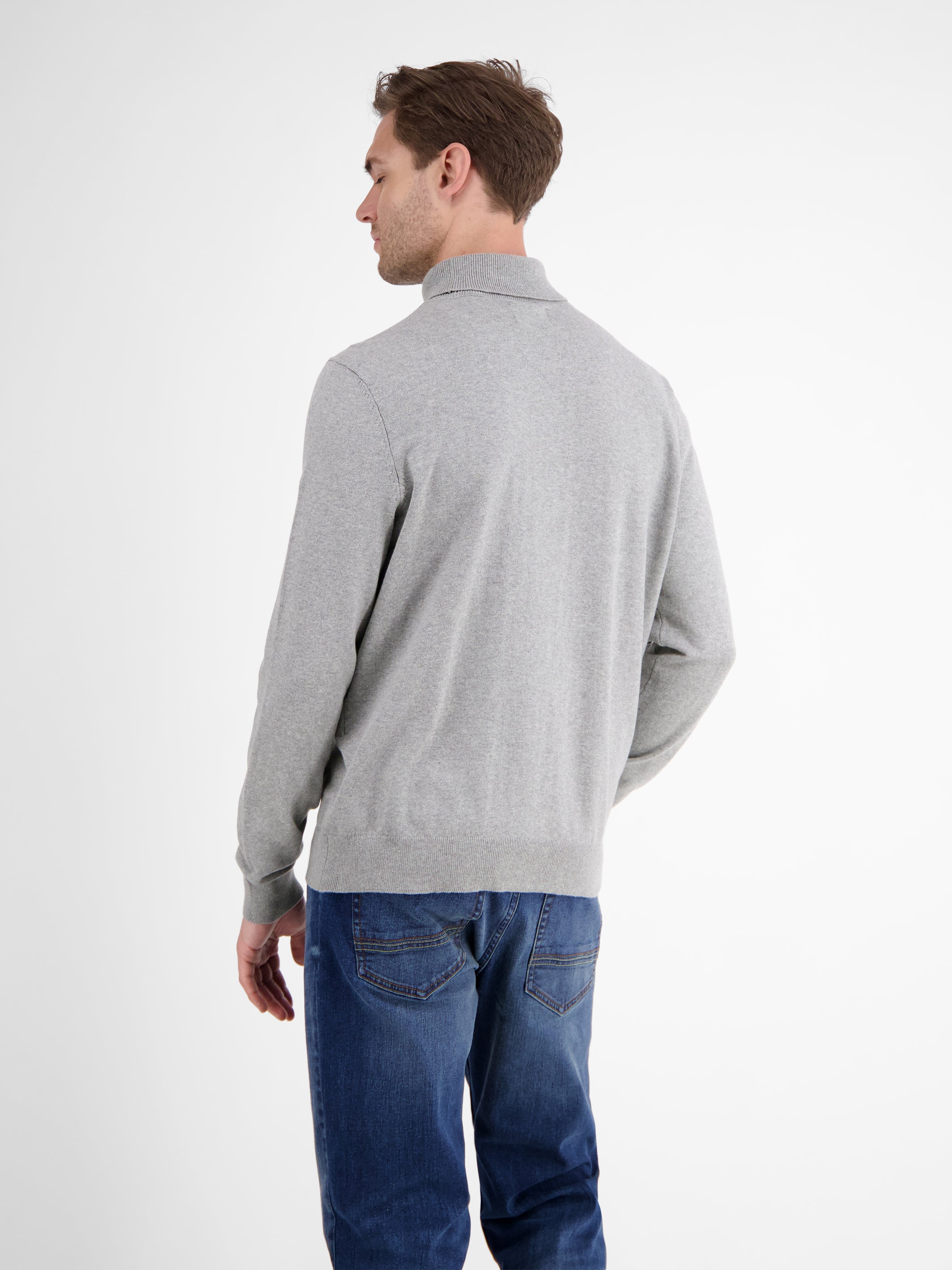 Herren Rollkragen-Strickpullover - LERROS