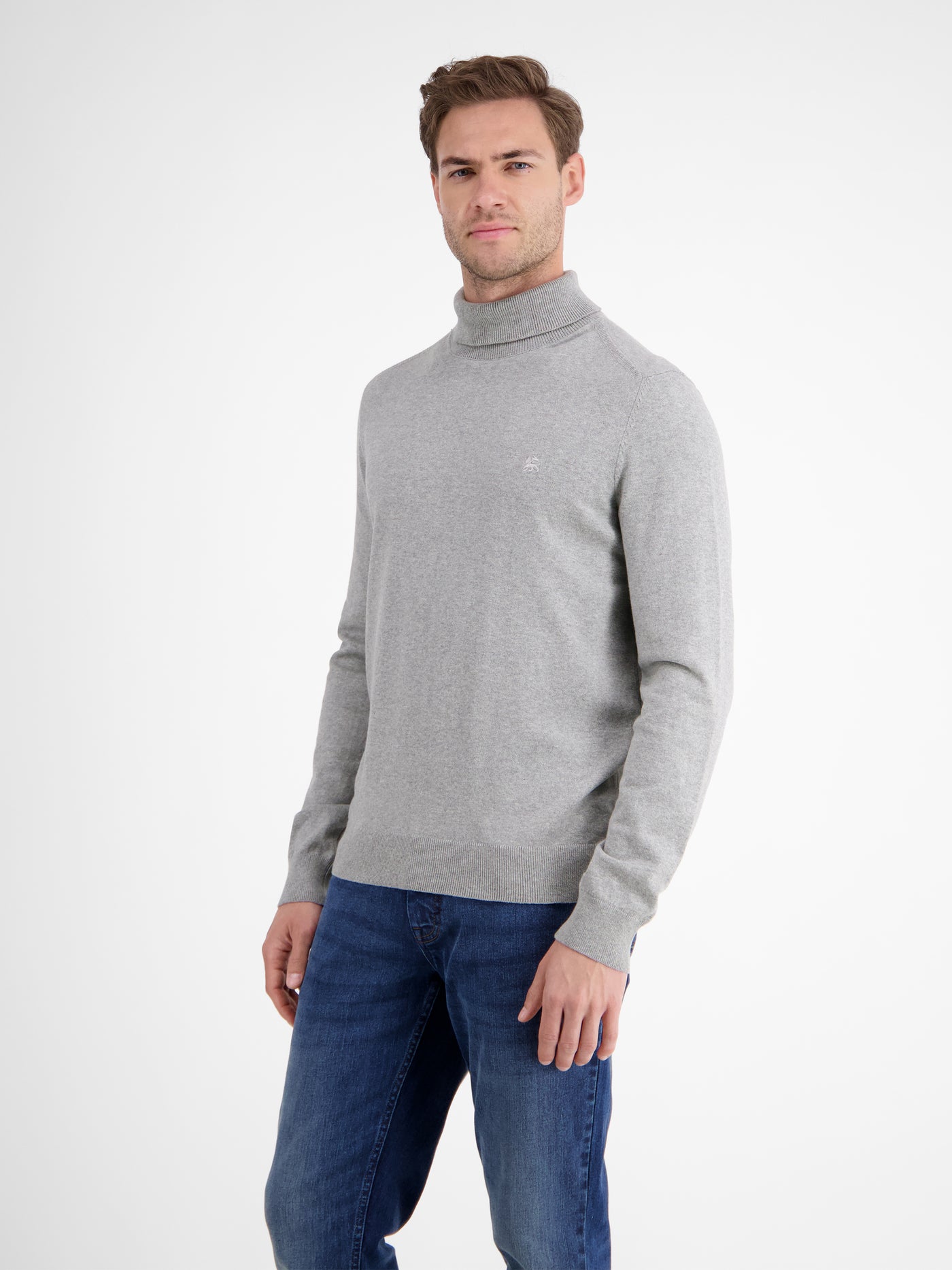 Herren Rollkragen-Strickpullover - LERROS