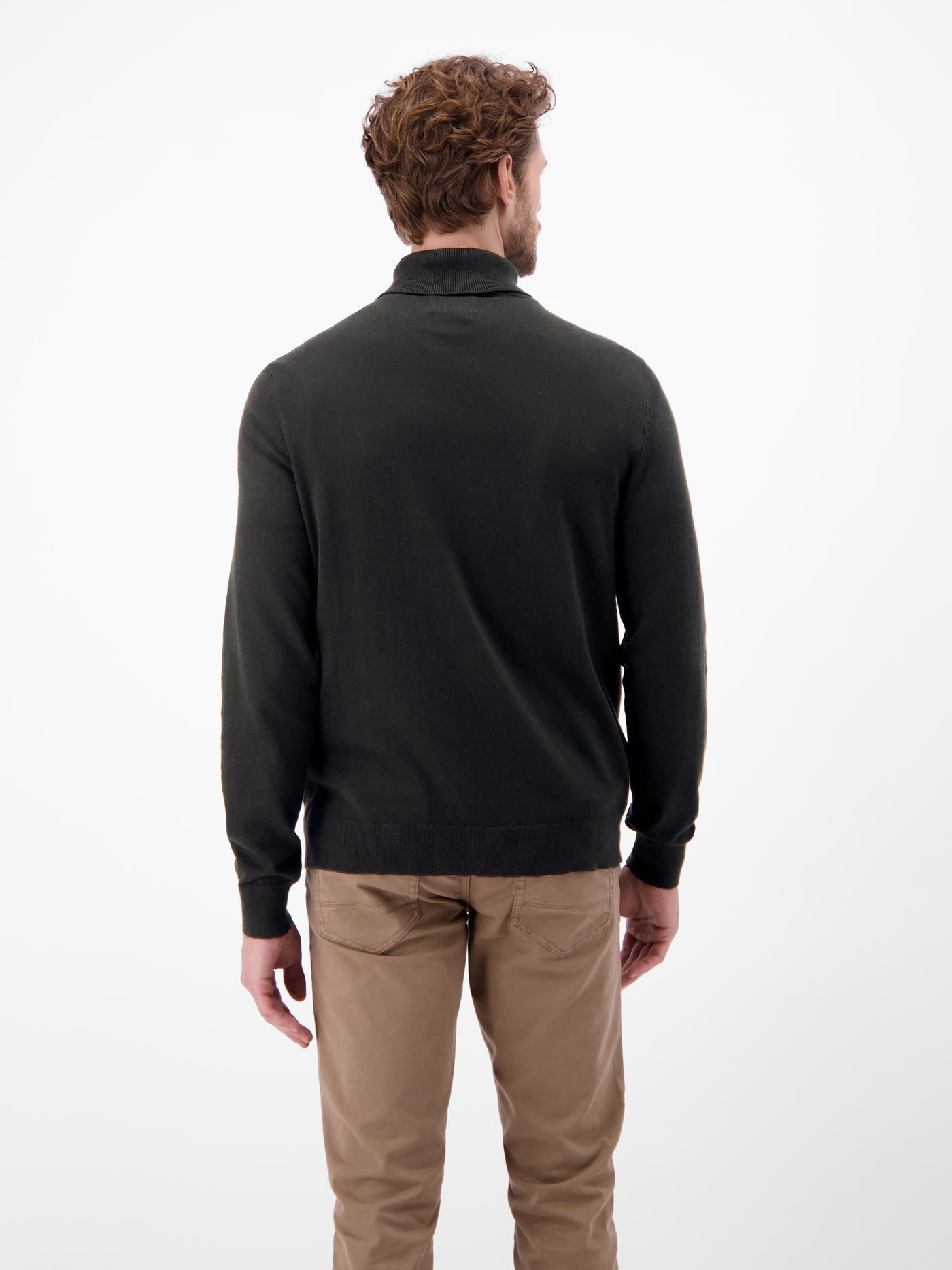 Herren Rollkragen-Strickpullover - LERROS