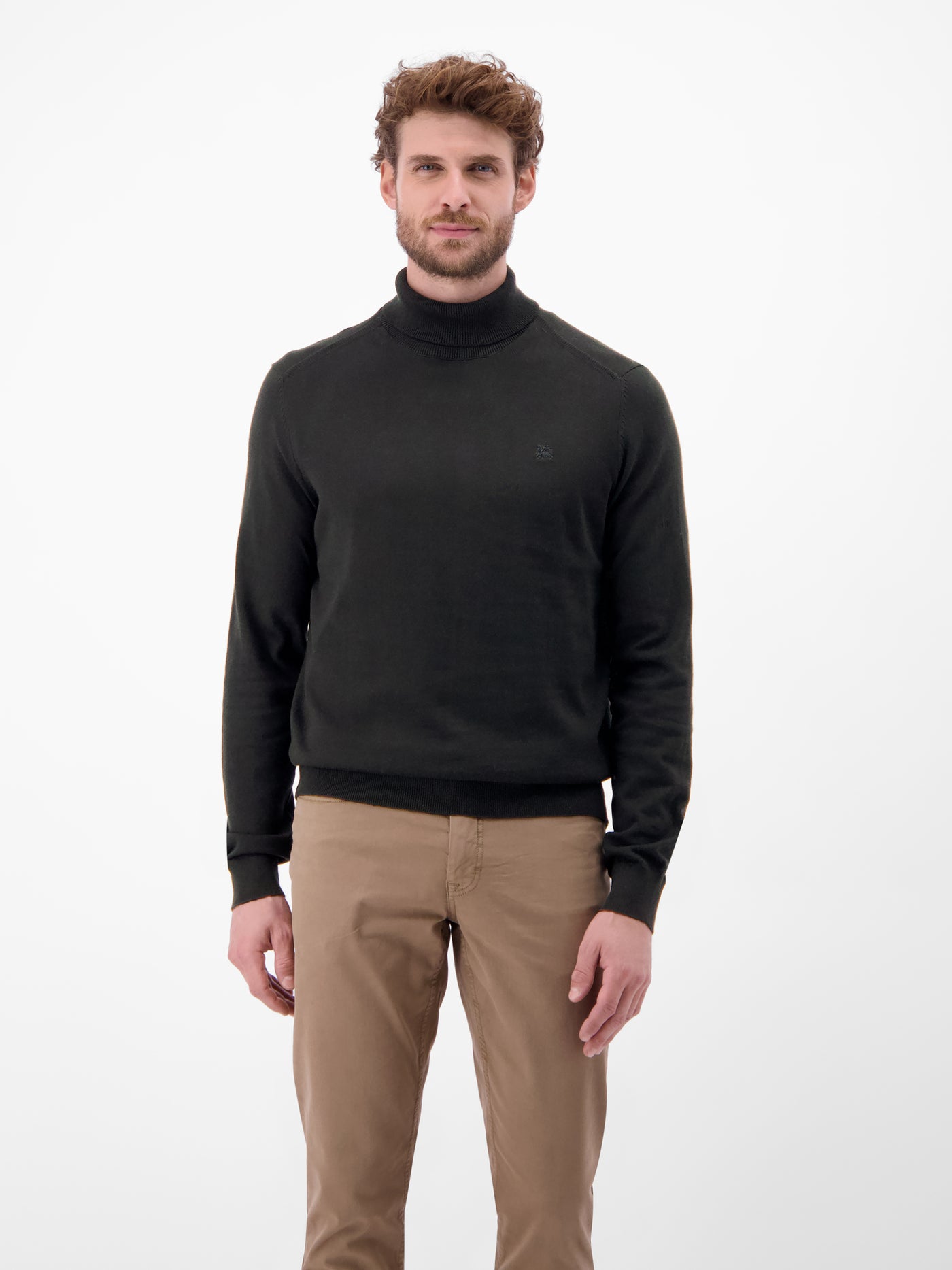 Herren Rollkragen-Strickpullover - LERROS