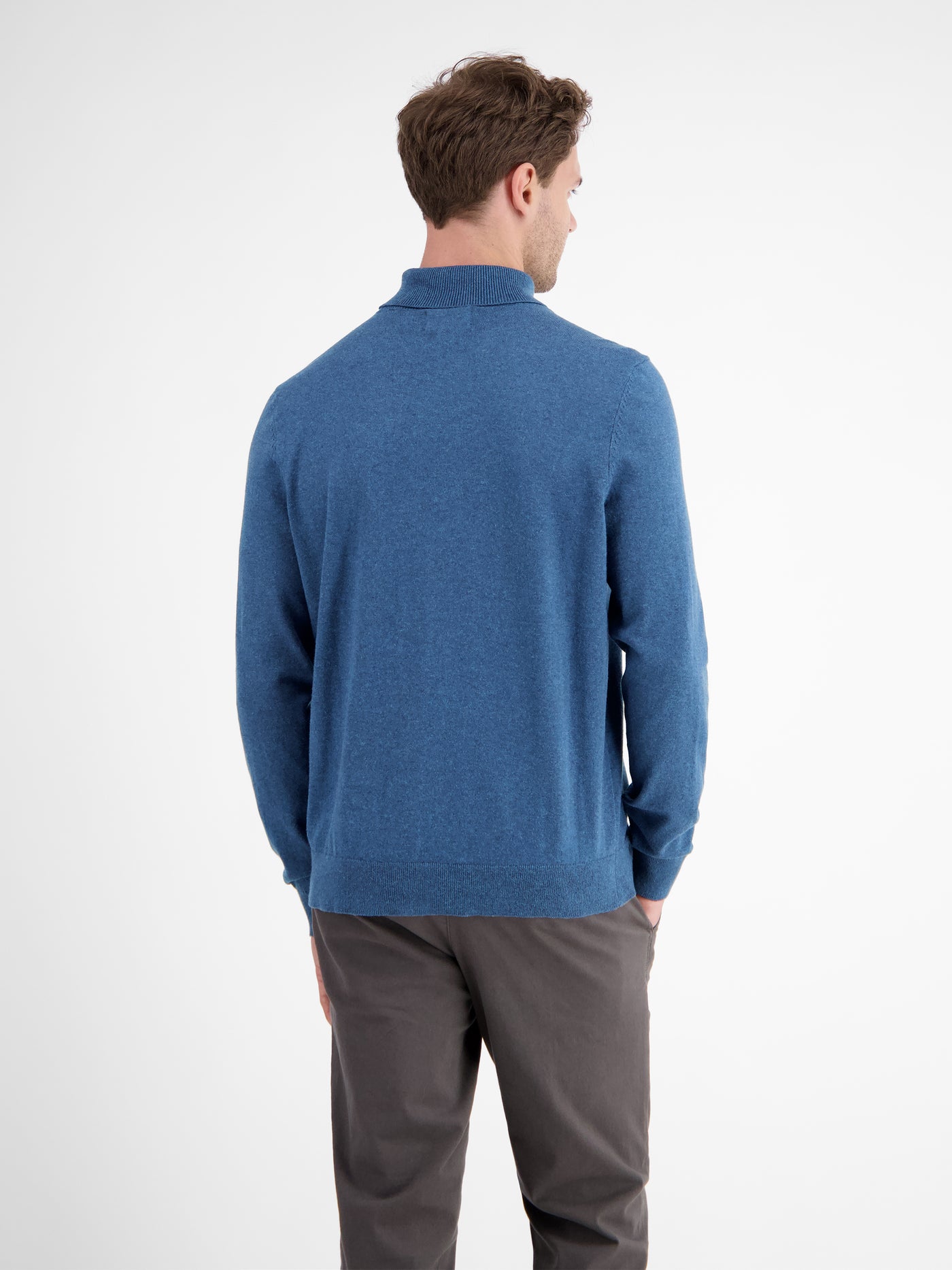 Herren Rollkragen-Strickpullover - LERROS