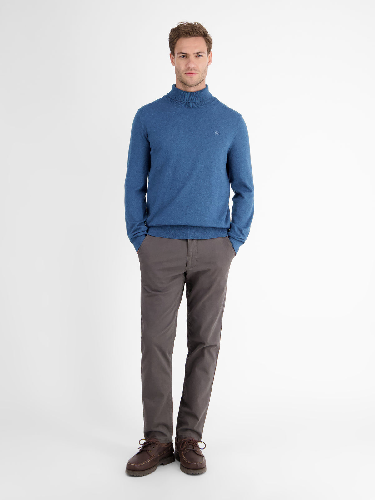 Herren Rollkragen-Strickpullover - LERROS