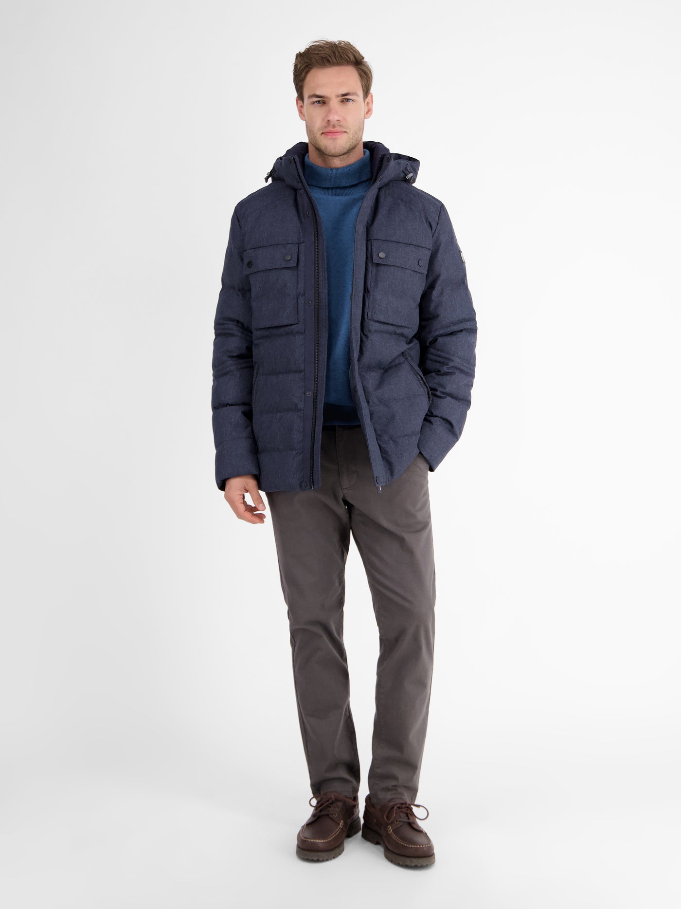 Herren Rollkragen-Strickpullover - LERROS