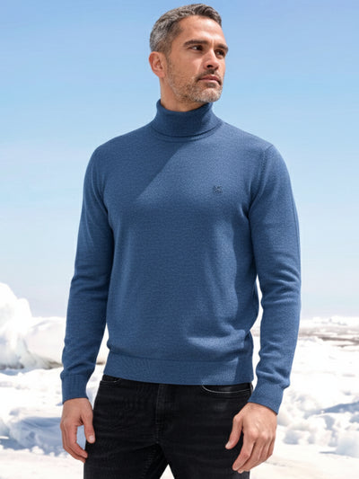 Herren Rollkragen-Strickpullover - LERROS