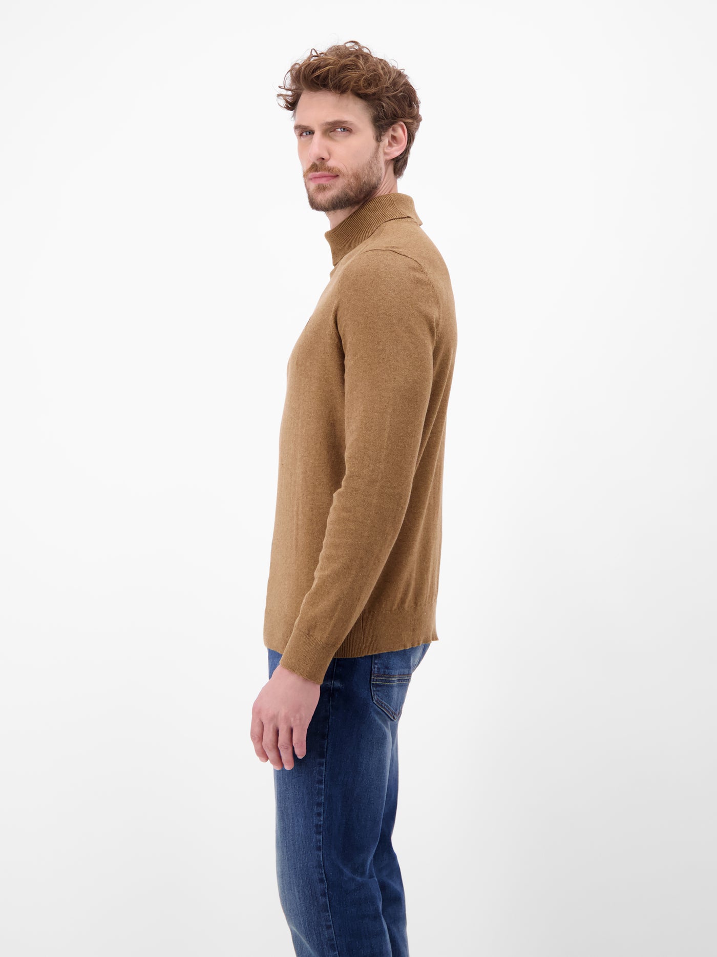 Herren Rollkragen-Strickpullover - LERROS