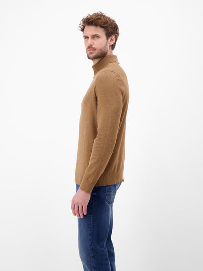 Herren Rollkragen-Strickpullover - LERROS